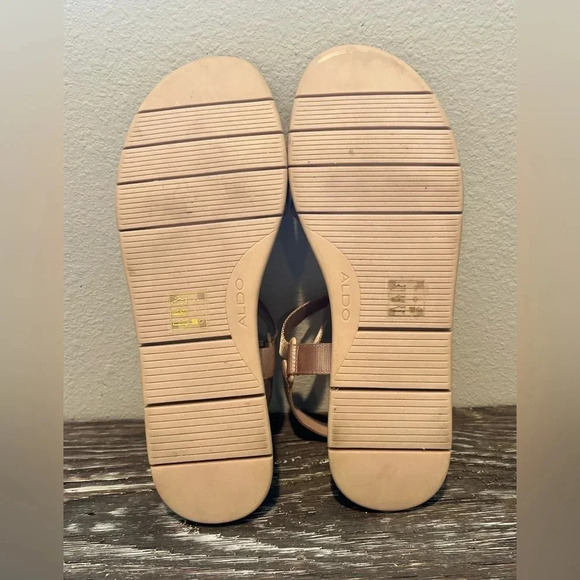 Aldo EOWENIEL Women's Fabric Sandals with Flat Heels‎ Size 11 - Picture 7 of 9